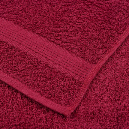 Handdukar FROGN 2 st vinröd 50x100 cm 360 gsm