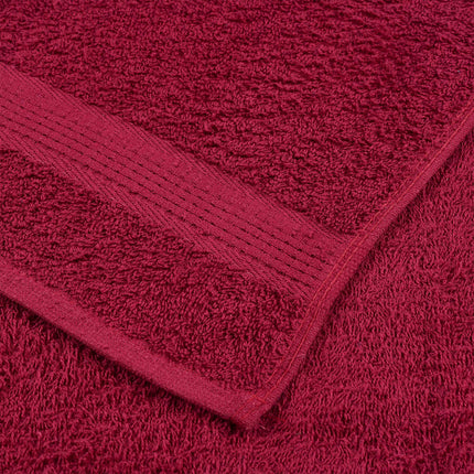 Badlakan FROGN 10 st vinröd 100x150 cm 360 gsm