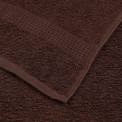 Gästhanddukar FROGN 10 st brun 30x50 cm 360 gsm