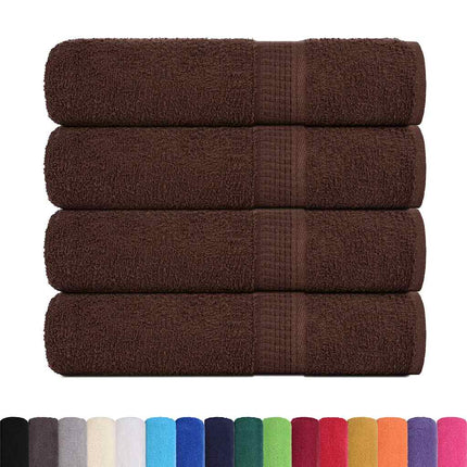 Handdukar FROGN 4 st brun 50x100 cm 360 gsm