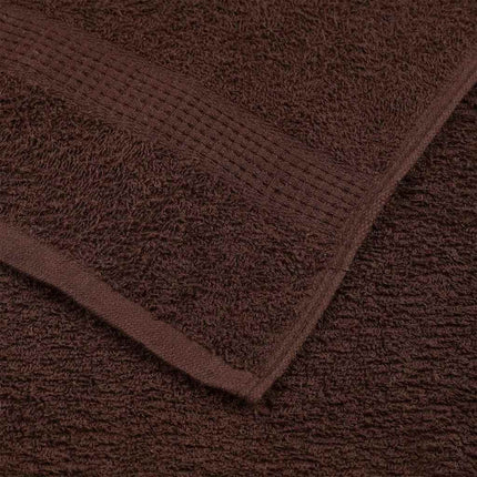 Handdukar FROGN 10 st brun 100x200 cm 360 gsm