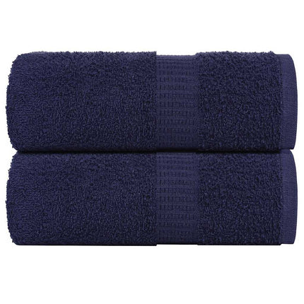 Tvätthanddukar FROGN 2 st marinblå 30x30 cm 360 gsm