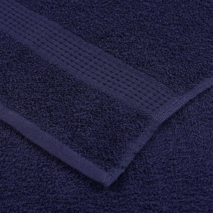 Handdukar FROGN 10 st marinblå 100x200 cm 360 gsm