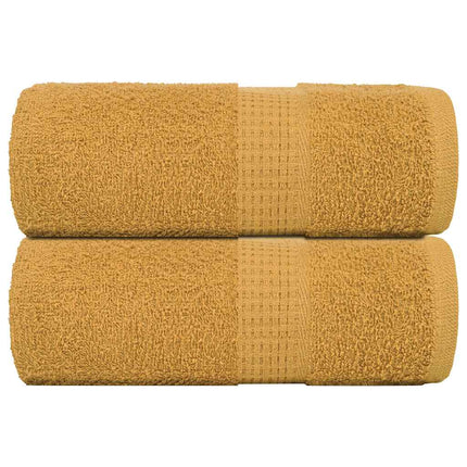 Gästhanddukar FROGN 2 st guld 30x50 cm 360 gsm