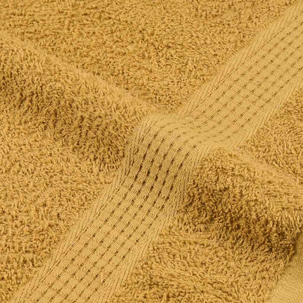 Handdukar FROGN 10 st guld 50x100 cm 360 gsm