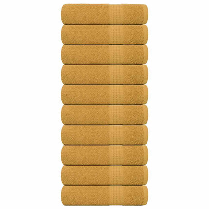 Badlakan FROGN 10 st guld 100x150 cm 360 gsm
