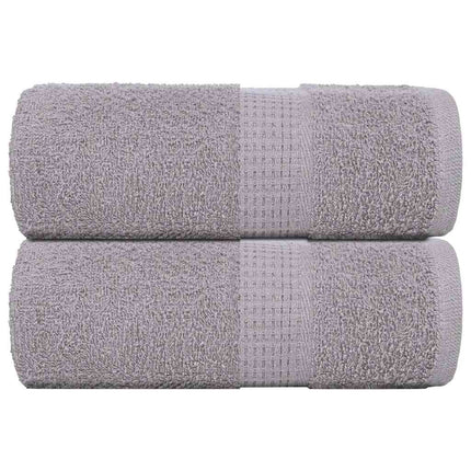 Tvätthanddukar FROGN 2 st grå 30x30 cm 360 gsm