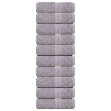 Tvätthanddukar FROGN 10 st grå 30x30 cm 360 gsm