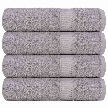 Handdukar FROGN 4 st grå 50x100 cm 360 gsm