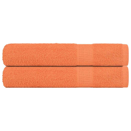 Bastuhanddukar FROGN 2 st orange 80x200 cm 360 gsm