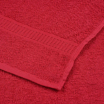 Handdukar FROGN 2 st röd 50x100 cm 360 gsm