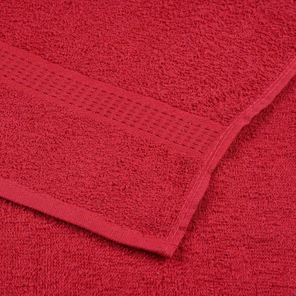 Handdukar FROGN 10 st röd 50x100 cm 360 gsm