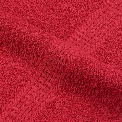 Handdukar FROGN 10 st röd 50x100 cm 360 gsm