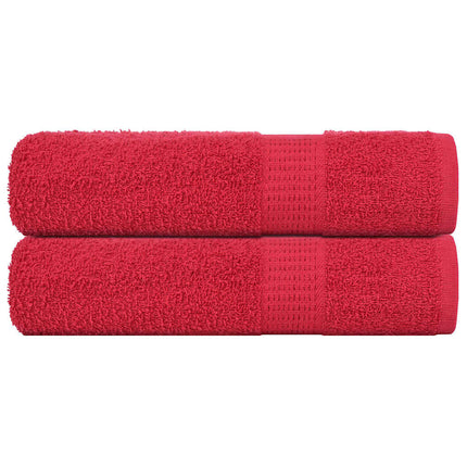 Badlakan FROGN 2 st röd 100x150 cm 360 gsm