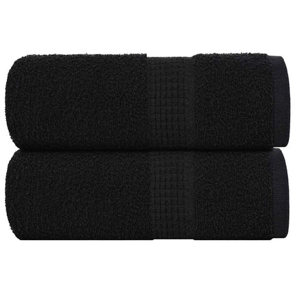 Tvätthanddukar FROGN 2 st svart 30x30 cm 360 gsm