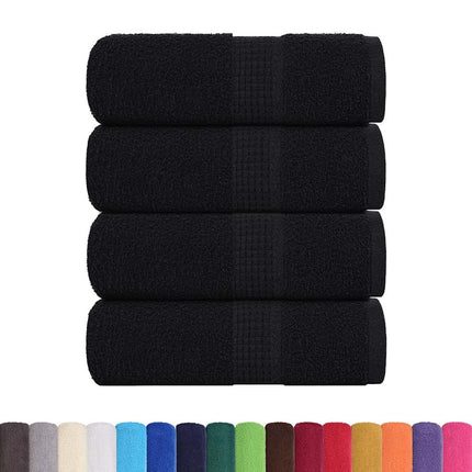 Tvätthanddukar FROGN 4 st svart 30x30 cm 360 gsm