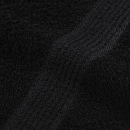 Handdukar FROGN 4 st svart 50x100 cm 360 gsm