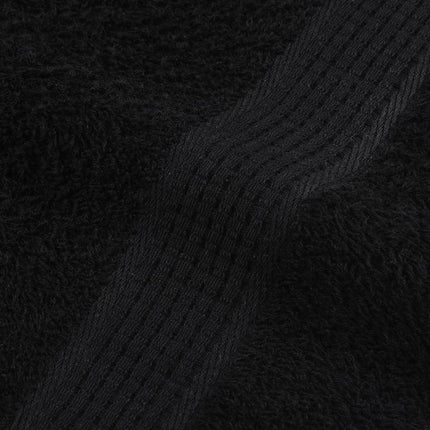 Bastuhanddukar FROGN 10 st svart 80x200 cm 360 gsm