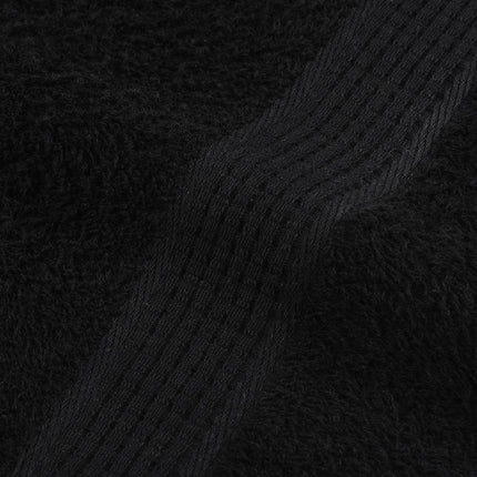 Handdukar FROGN 10 st svart 100x200 cm 360 gsm