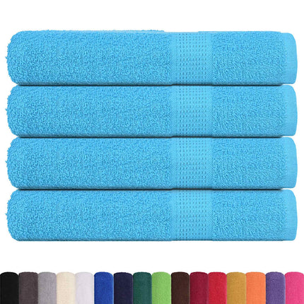 Handdukar FROGN 4 st turkos 100x200 cm 360 gsm