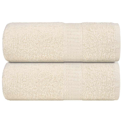 Tvätthanddukar FROGN 2 st gräddvit 30x30 cm 360 gsm