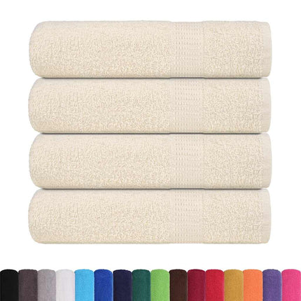 Badlakan FROGN 4 st gräddvit 100x150 cm 360 gsm