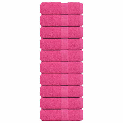 Tvätthanddukar FROGN 10 st rosa 30x30 cm 360 gsm