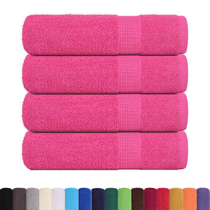 Handdukar FROGN 4 st rosa 50x100 cm 360 gsm