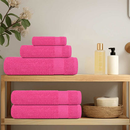 Handdukar FROGN 4 st rosa 50x100 cm 360 gsm