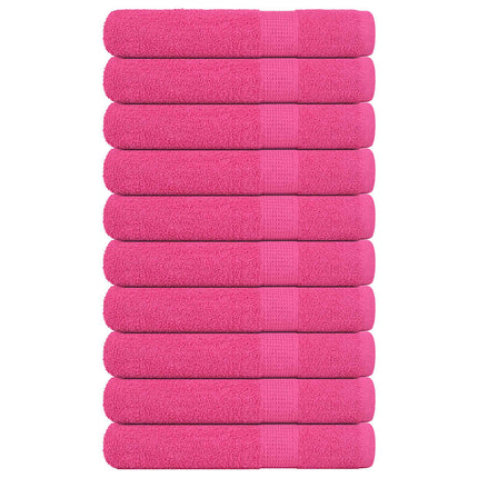 Bastuhanddukar FROGN 10 st rosa 80x200 cm 360 gsm