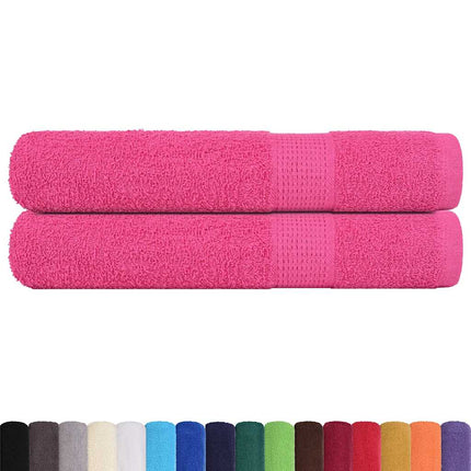 Handdukar FROGN 2 st rosa 100x200 cm 360 gsm