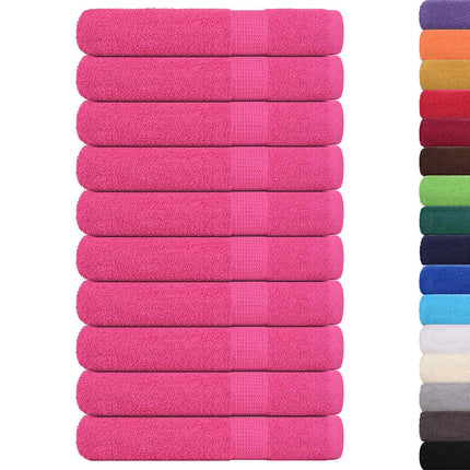 Handdukar FROGN 10 st rosa 100x200 cm 360 gsm