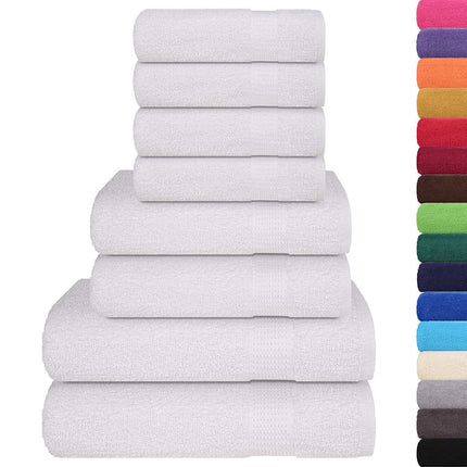 8-delat handduksset FROGN vit 360 gsm