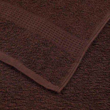 8-delat handduksset FROGN brun 360 gsm