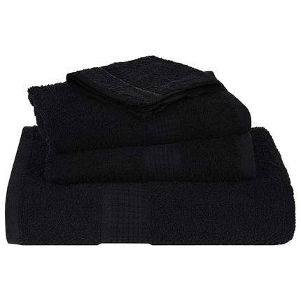 8-delat handduksset FROGN svart 360 gsm