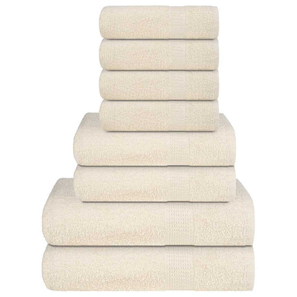 8-delat handduksset FROGN gräddvit 360 gsm