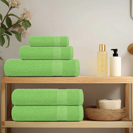 8-delat handduksset FROGN äppelgrön 360 gsm