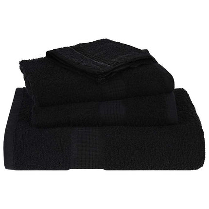 6-delat handduksset FROGN svart 360 gsm