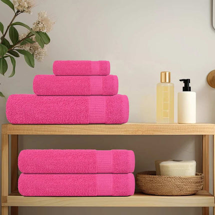 12-delat handduksset FROGN rosa 360 gsm