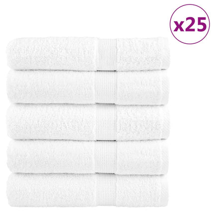 Premium badhanddukar SOLUND 25 st vit 70x140cm 600gsm