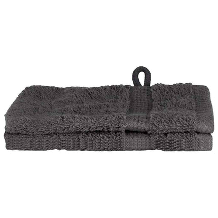 Gästhandduk SOLUND 2 pcs Antracit 15 x 21 cm 550 gsm