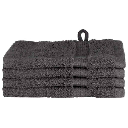Gästhandduk SOLUND 4 pcs Antracit 15 x 21 cm 550 gsm