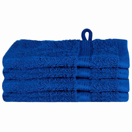 Gästhandduk SOLUND 4 pcs Blå 15 x 21 cm 550 gsm