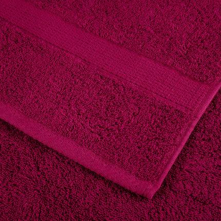 Premium Tvätthanddukar SOLUND 4 st Bordeaux 30x30cm 600gsm