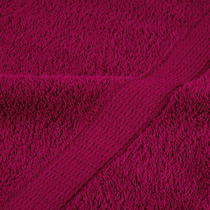 Premium handdukar SOLUND 10 st vinröd 100x200cm 600gsm