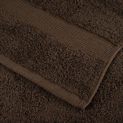 Premium gästhanddukar SOLUND 2 st brun 30x50cm 600gsm