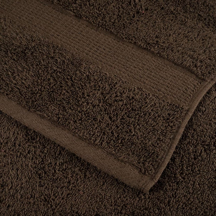 Premium bastuhanddukar SOLUND 10 st brun 80x200cm 600gsm
