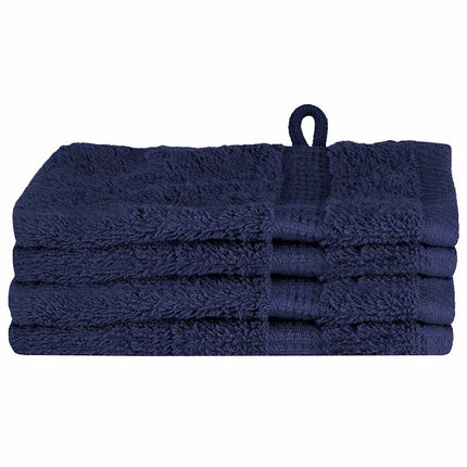 Gästhandduk SOLUND 4 pcs Mörkblå 15 x 21 cm 550 gsm