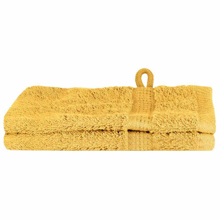 Gästhandduk SOLUND 2 pcs Guld 15 x 21 cm 550 gsm