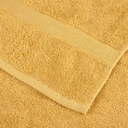 Gästhandduk SOLUND 4 pcs Guld 15 x 21 cm 550 gsm